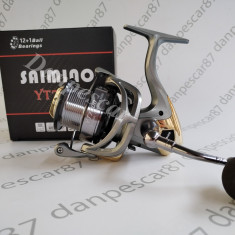 Mulineta SAIMINO YT7000 Long Cast pentru crap Capacitate: 0,25mm/400m