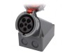 Conector alimentare AC trifazat 63A 400VAC IP67 Soclu Mamă