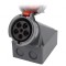Conector alimentare AC trifazat 63A 400VAC IP67 Soclu Mamă
