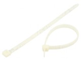 Colier de str&acirc;ngere poliamidă 200mm x 7,6mm naturală