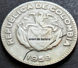 Moneda exotica 10 CENTAVOS - COLUMBIA, anul 1959 *cod 4155 B = EROARE BATERE