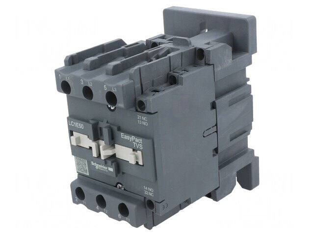 Contactor 3P NO + 3 Contacte Auxiliare 230VAC LC1E50P7
