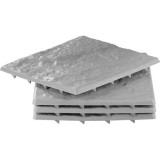 Paviment pentru poteca gradina, set 4 buc, PP, efect piatra, gri, 30x30 cm, Strend Pro GartenVIP DiyLine