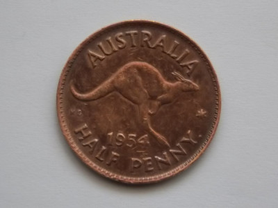 HALF PENNY 1954 AUSTRALIA foto