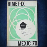RIMET-IX, MEXIC &#039;70 - GUADALAJARA - Carte Sport - Fotbal Cupa Mondiala
