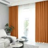 Draperie din catifea blackout cu rejansa transparenta cu ate pentru galerie, Madison, 150x235 cm, densitate 700 g/ml, Bronze, 1 buc