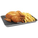 Tava Pufo pentru Cuptor cu Gratar Detasabil- Ideala pentru Fripturi, Pui, Prajituri, Legume la Cuptor si Gatit sanatos acasa, 45 x 32 cm