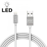 Cablu de date - iPhone &quot;lightning&quot; cu lumină LED