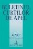 Buletinul Curtilor de Apel, Nr. 4/2007
