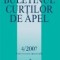 Buletinul Curtilor de Apel, Nr. 4/2007