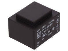 Transformator &icirc;ncapsulat 1,8VA 230VAC 6V 300mA pentru PCB BVEI
