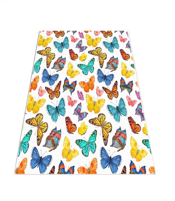 Covor de bucatarie Butterfly Valley, lavabil, anti-alunecare, 100 x 200 cm