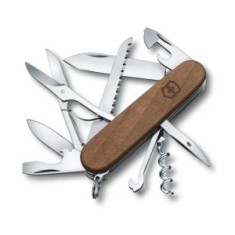 Briceag Multifunctional Victorinox Huntsman Wood, Lemn Nuc, 9.10cm foto