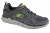 Pantofi pentru adidași Skechers Track-Syntac 232398-CHAR gri, 44