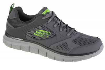 Pantofi pentru adidași Skechers Track-Syntac 232398-CHAR gri foto