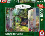 Puzzle 1000 piese - Dominic Davison - View of the Enchanted Garden | Schmidt