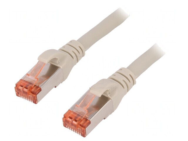 Patch cord S/FTP Cat 6 LSZH Gri 1.5m