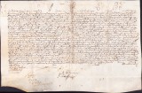 HST PM246N Bulă papală emisă de Papa Benedict al XIV-lea, 1742, pe pergament