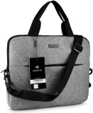 Geanta laptop, Zagatto, London, ZG 636, 17.3 &quot;, 34x46x4.2 cm, Gri, 17.3&quot;, Nailon