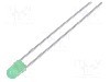 Dioda LED, 3mm, verde, 1...3mcd, 2mA, 2...2,5V, KINGBRIGHT ELECTRONIC - L-7104LGD