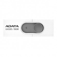 Memorie USB ADATA UV220 16GB USB 2.0 White / Gray foto