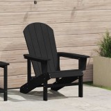 Scaun Adirondack Negru 74x82x91 cm HDPE