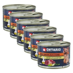 Conserva ONTARIO Vita cu dovlecei ?i ulei din semin?e de in, 6 x 200g foto