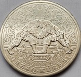 200 tenge 2025 Kazakhstan, QAZAQ K&Uacute;RESI, Kazakh wrestling, unc