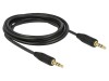 Cablu Jack 3,5mm 3pin 3m, aurit, Delock