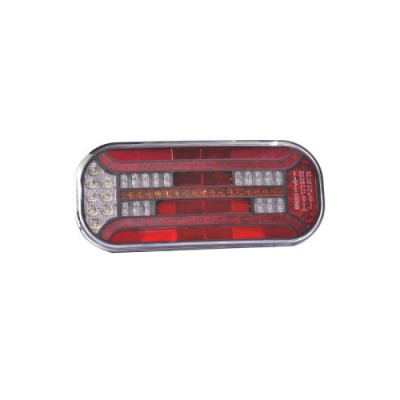 Lampa spate 302x130, LED, 6 functii, stanga, ceata, Fristom Cod: FT-600 L Automotive TrustedCars foto