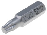 Capăt de şurubelniţă Torx TX20 25mm