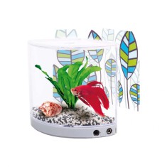ACVARIU PENTRU PESTI BETTA ANGULO 17x10x16CM 1.3L foto