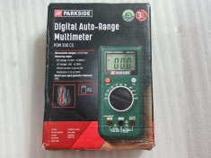 Aparat de masura, Multimetru digital, Parkside PDM 300 C2, Autorange Multimeter foto