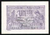 q614 ROMANIA 1 LEU 1920 UNC NECIRCULATA
