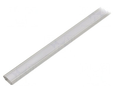 Profil Aluminiu 1m pentru Module LED Lăptoasă Naturală foto