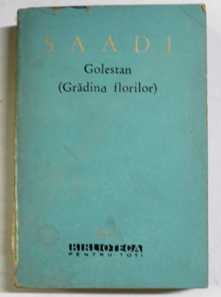 GOLESTAN de SAADI , 1964
