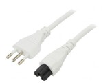 Cablu Alimentare 1m 10A IEC C5 PVC 3x0,75mm2