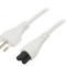 Cablu Alimentare 1m 10A IEC C5 PVC 3x0,75mm2