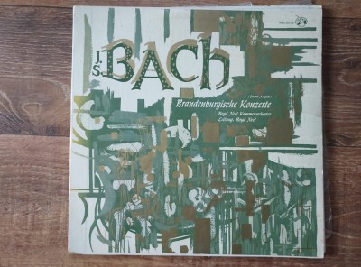 Dublu vinil - J. S. Bach - Brandenburgische Konzerte (Gesamt-Ausgabe) &amp;ndash; Boyd Neel Kammerorchester, Leitung: Boyd Neel foto
