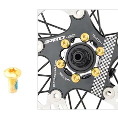 Șuruburi M5X10 pentru disc de fr&acirc;nă 12 buc galben