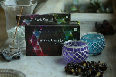 Betisoare Naturale Parfumate Black Crystal - Satya 15g(12-15buc) foto