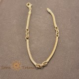 Bratara Doria , placata aur 18K, 19 cm, Brazilia, stanta