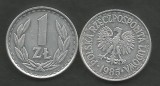 POLONIA 1 ZLOT ZLOTY 1985 [1] XF++ , livrare in cartonas, Europa, Aluminiu