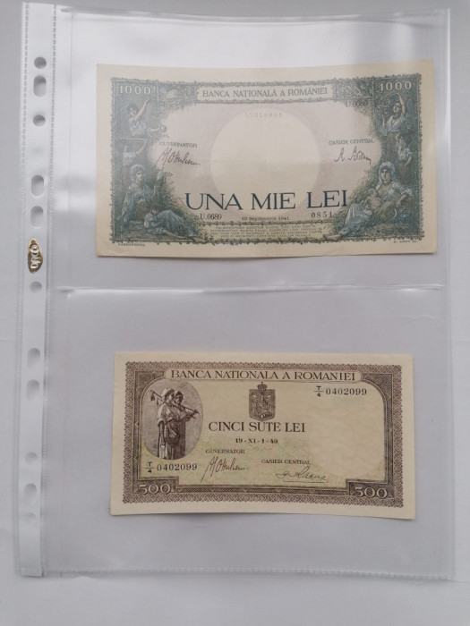 Folii DACO 2C pentru stocare bancnote Romania / bancnote straine, 115 microni