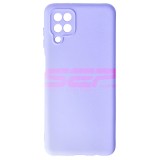 Husa Silicon Samsung Galaxy A12 Lavanda, High Copy, Protectie Camera