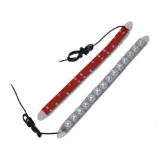 Set doua benzi cu DRL cu 14 LED-uri COB elSales ELS-DRL14 pentru autoturisme, motociclete, camioane , lumina