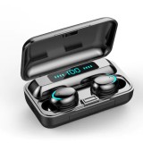 Casti Bluetooth TWS Wireless KD-M8, In ear, Conexiune Universala Albastru