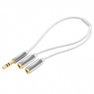 Premium 3.5mm Aux Stereo Audio Splitter Cable Alumnium UG173 foto