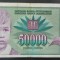 Bancnota 50000 DINARI / DINARA - YUGOSLAVIA, anul 1992 *cod 914