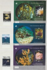 PORTUGALIA - AZORE - MADEIRA 2024 EUROPA CEPT -Fauna si Flora subacvatica serie 1 timbru + Bloc MNH**